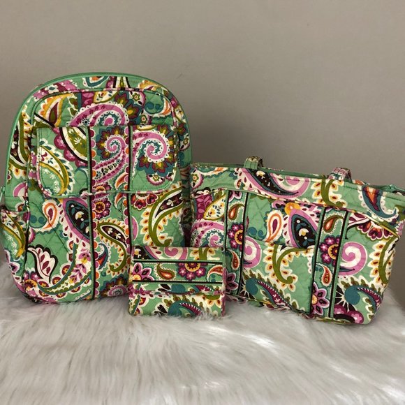 Vera Bradley Tutti Frutti Trio (Retired 2013) Vera Bradley Wallet or Crossbody Purse in Retired Tutti  main image 2